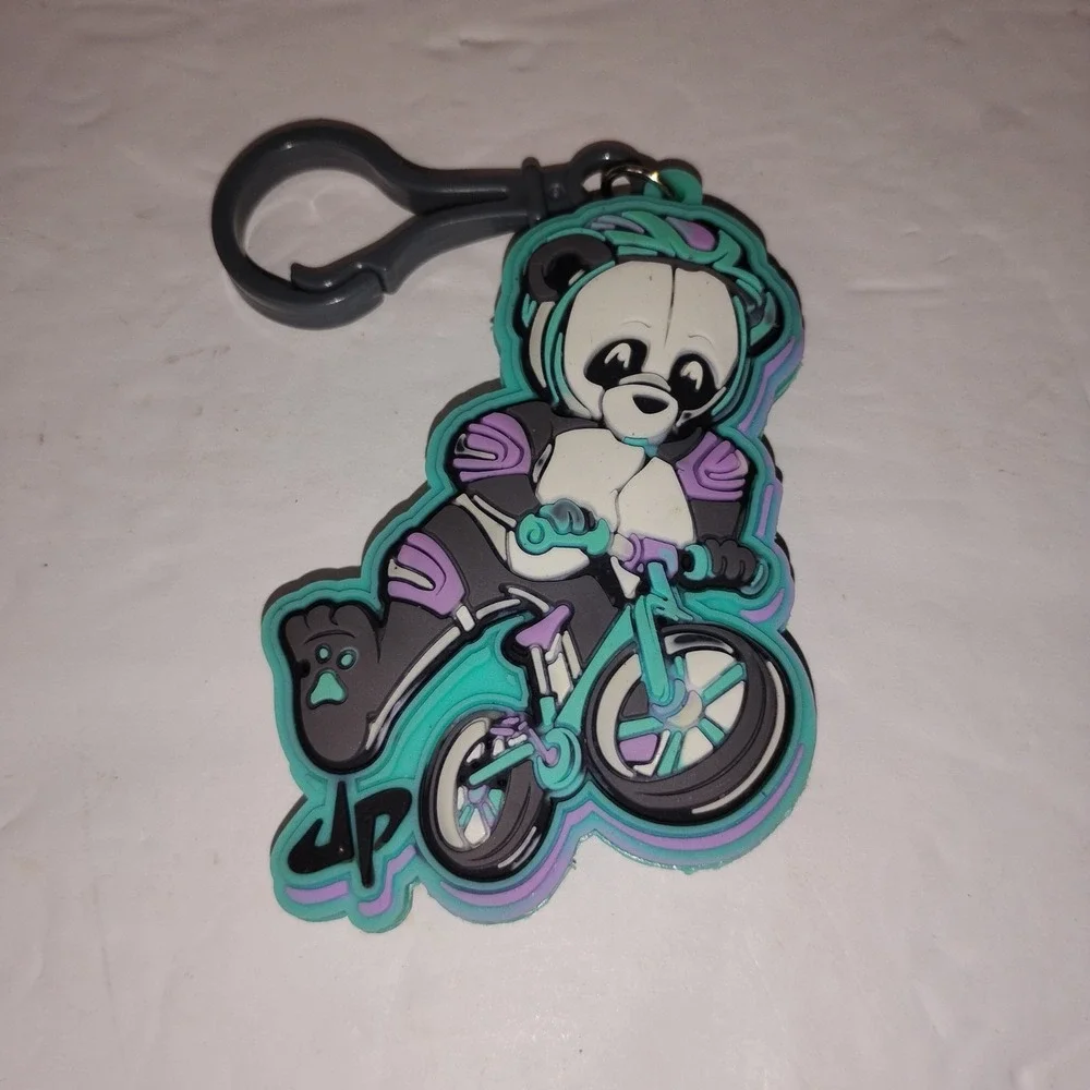 Lot‎ Of 7 Dude Perfect Backpack Keychains DP Panda Rocket Basketball Pogo Bike